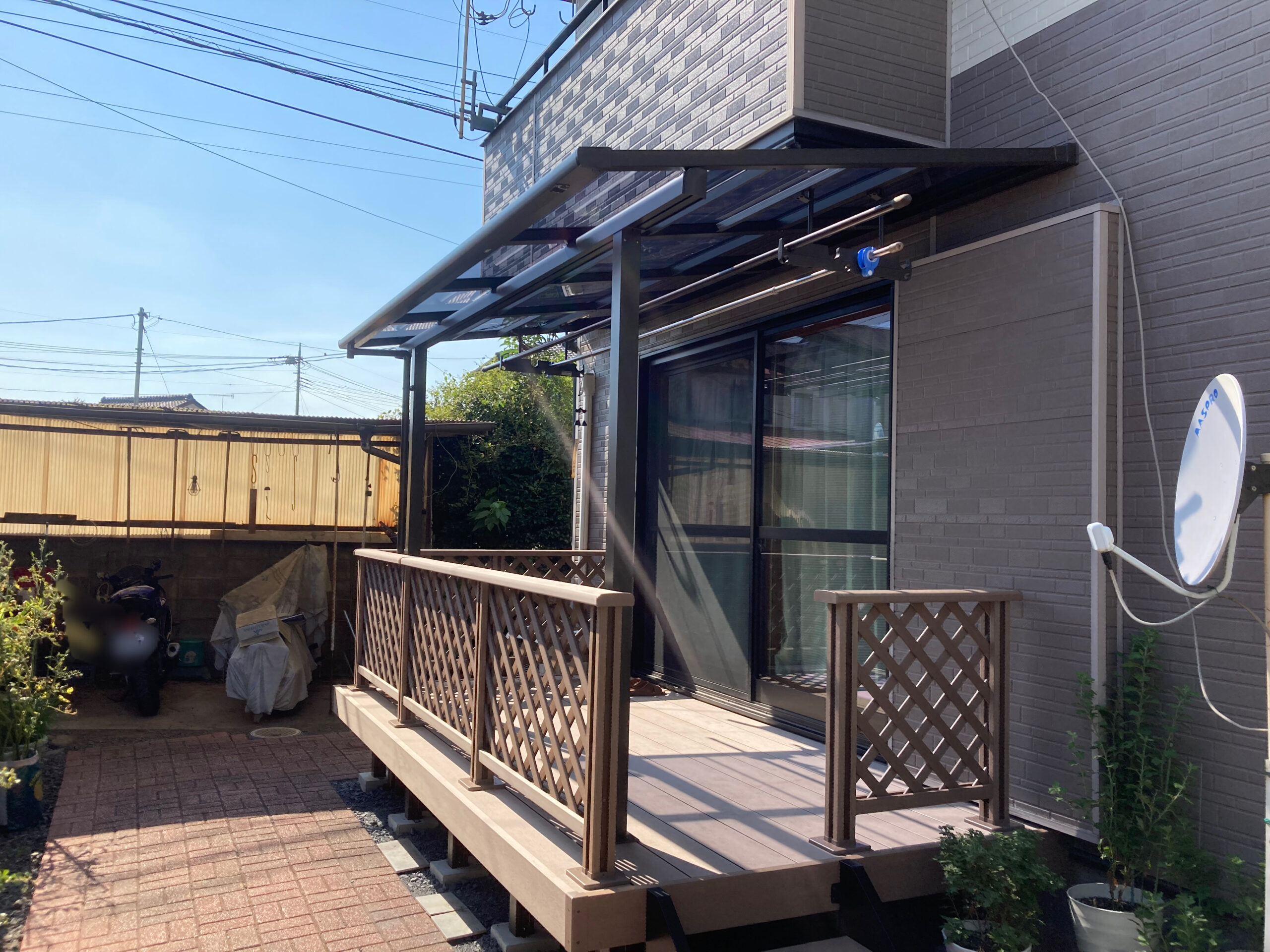 デッキとテラスを施工させて頂きました！